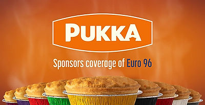 Pukka - The People's Pie - Sponsors of Euro96